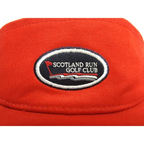 Scotland Run Visor Golf Hat Cap Red  Adjustable Williamstown New Jersey Club - Picture 3 of 10